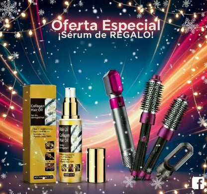 CEPILLO SECADOR 5 EN 1🔥 ¡Black Friday Glam! 🔥